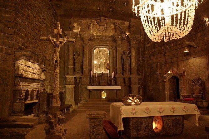 One day tour to Auschwitz-Birkenau & Salt Mine from Krakow with private driver - Wieliczka Salt Mine below Krakow: stairs, caves, and audio clarity